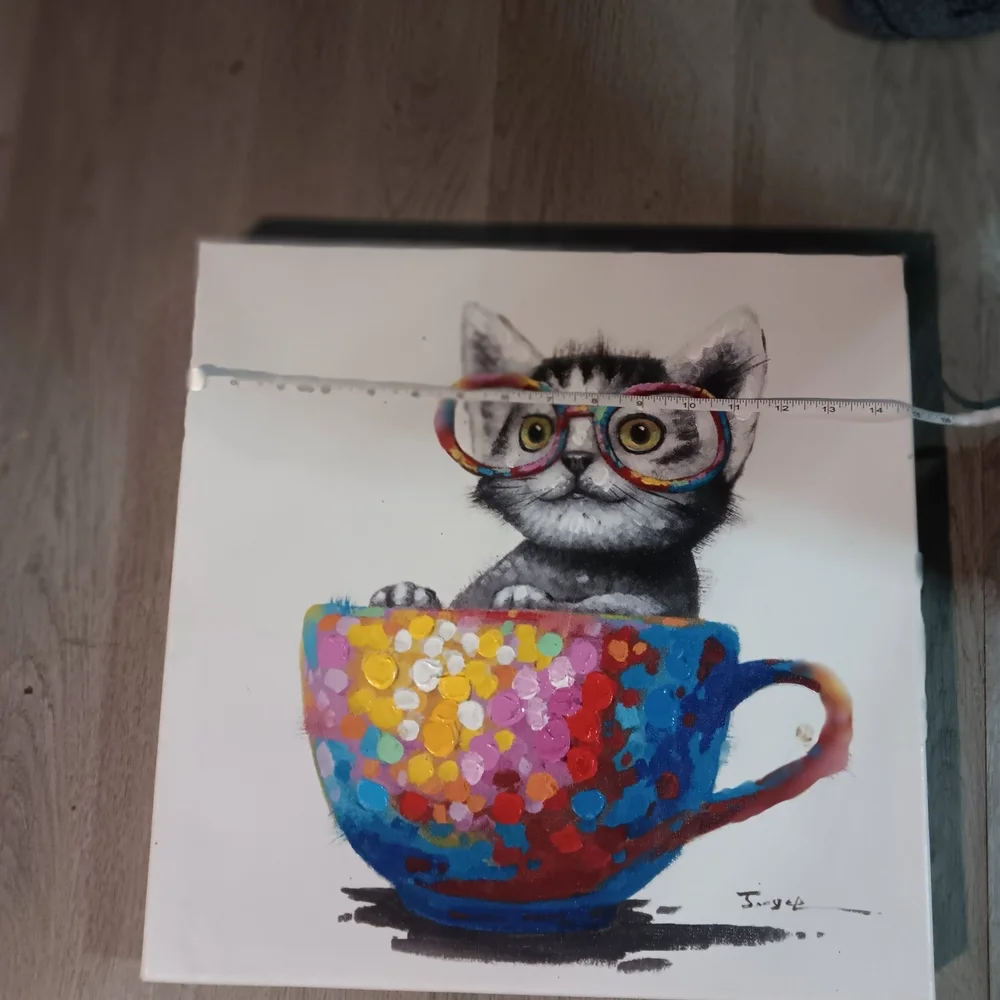 Colorful Animal Art Canvas Set NWOT - Picture 5 of 6